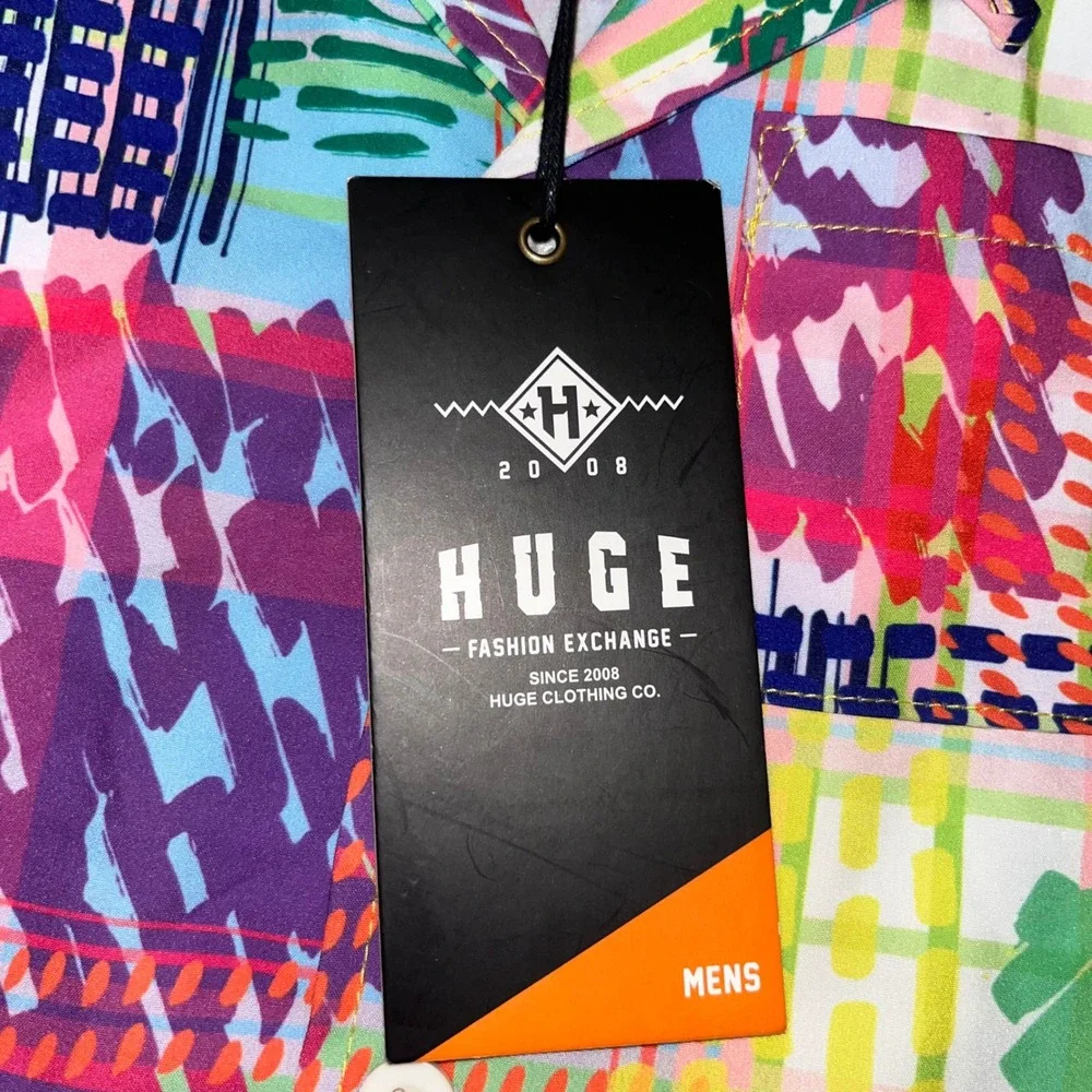 HUGE Fashion Exchange‎ Colorful Print Swim Truks and Shirt Boys sz 4